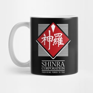 Final Fantasy VII Shinra Corp T-Shirt - Inspired by FF7 Corporation by Rev-Level Mug